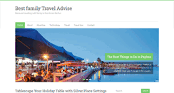 Desktop Screenshot of bestfamilytraveladvise.com