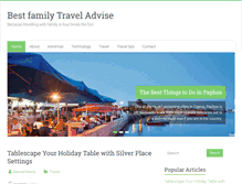 Tablet Screenshot of bestfamilytraveladvise.com